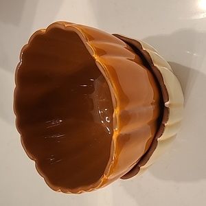 TAG Terracota Glazed Pumpkin Bowls